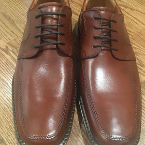 Ecco Men Seattle Apron Derby Cognac/Brown 12-12.5